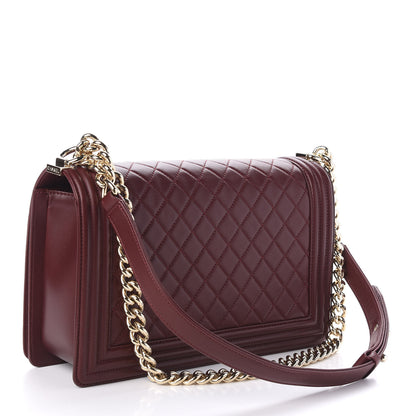 Chanel Lambskin Quilted New Medium Boy Flap Red 3 of 11