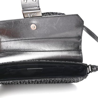 Christian Dior Metallic Monogram Street Chic Shoulder Bag Black 5 of 11