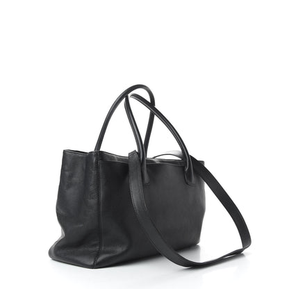 Chanel Calfskin Cerf Executive Shopper Tote Black 4 of 10