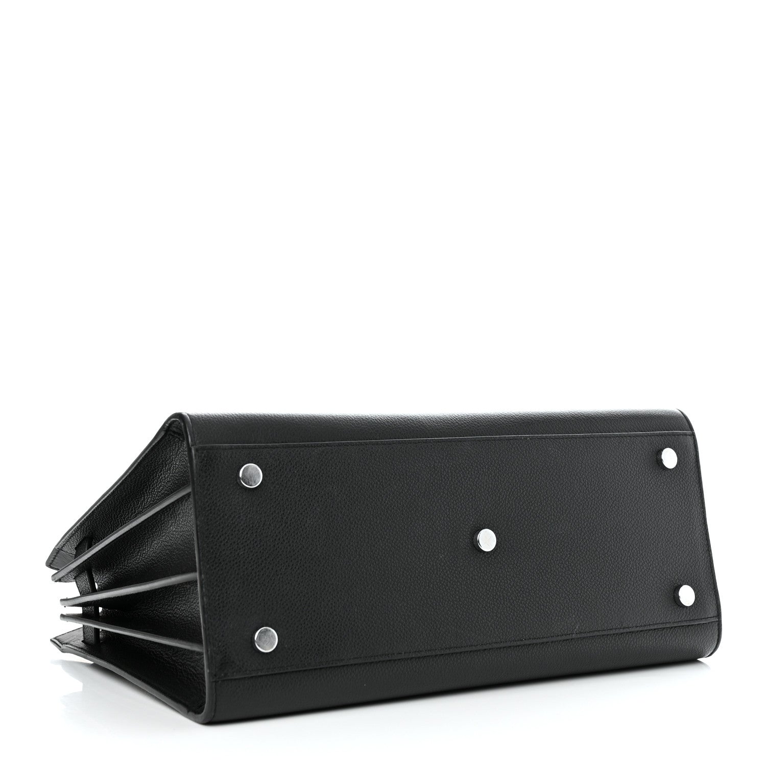 Saint Laurent Grained Calfskin Small Sac De Jour Black 4 of 13