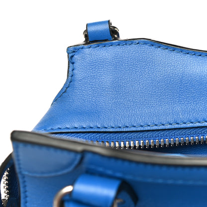 Balenciaga Smooth Calfskin Neo Classic Silver Hardware Mini City Bleu 12 of 28