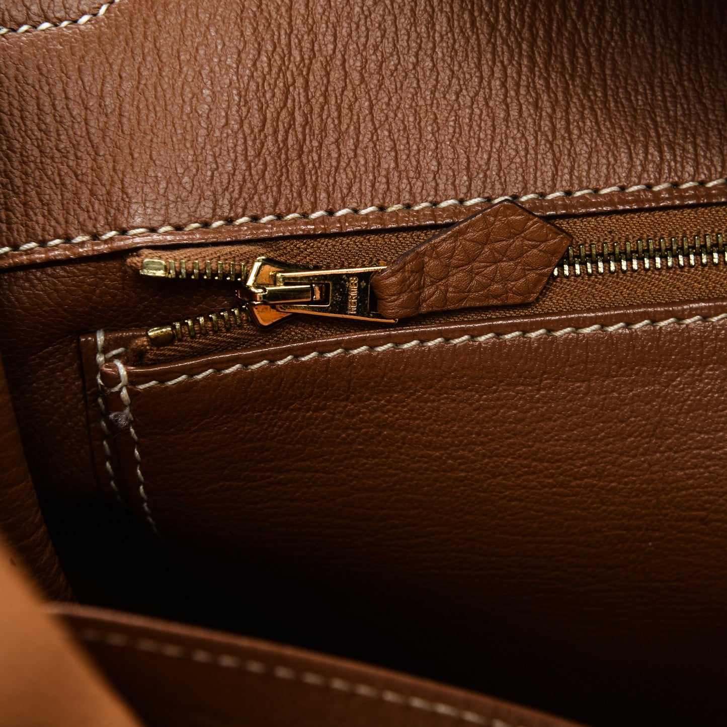 Taurillon Clemence Birkin 40 Gold