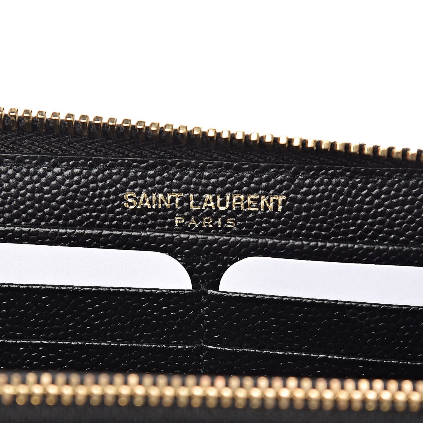 Grain De Poudre Matelasse Chevron Monogram Zip Around Wallet Black