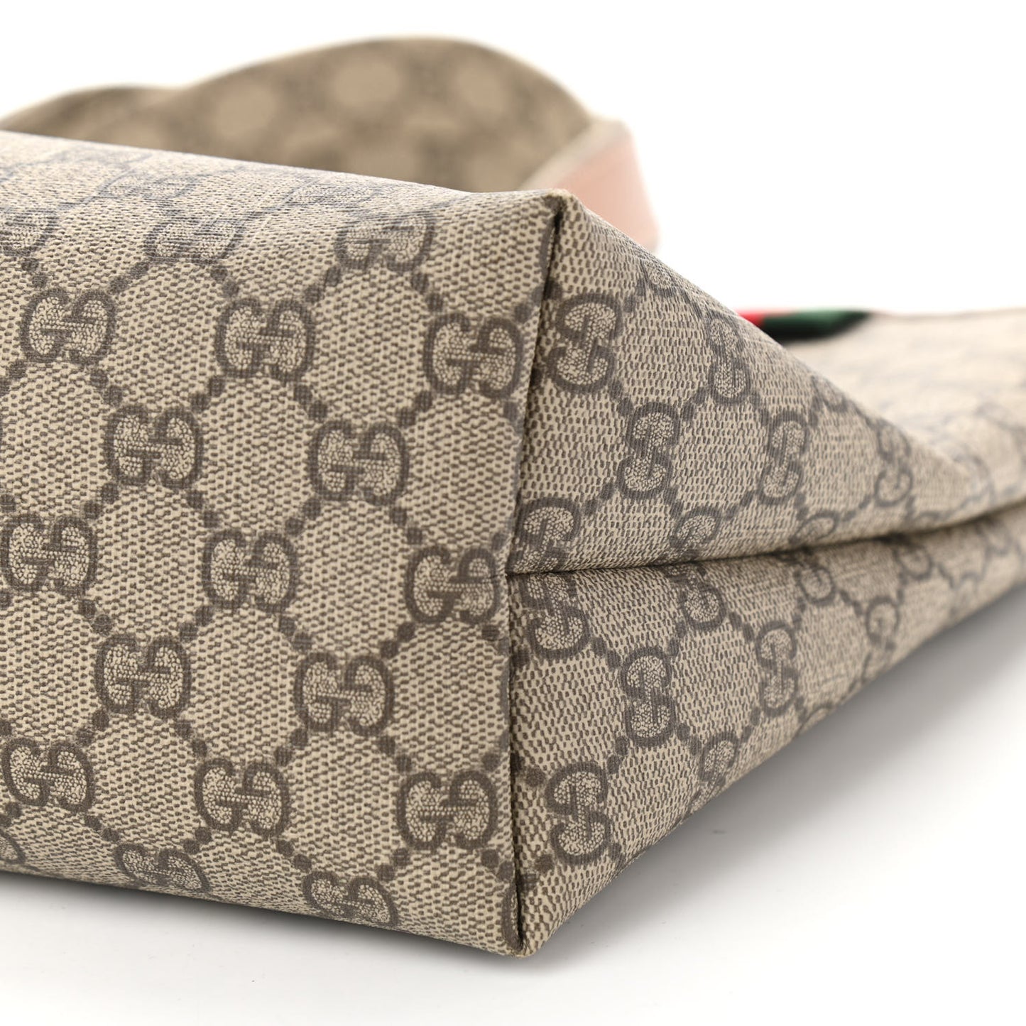 GG Plus Monogram Medium Signature Web Loop Tote Brown