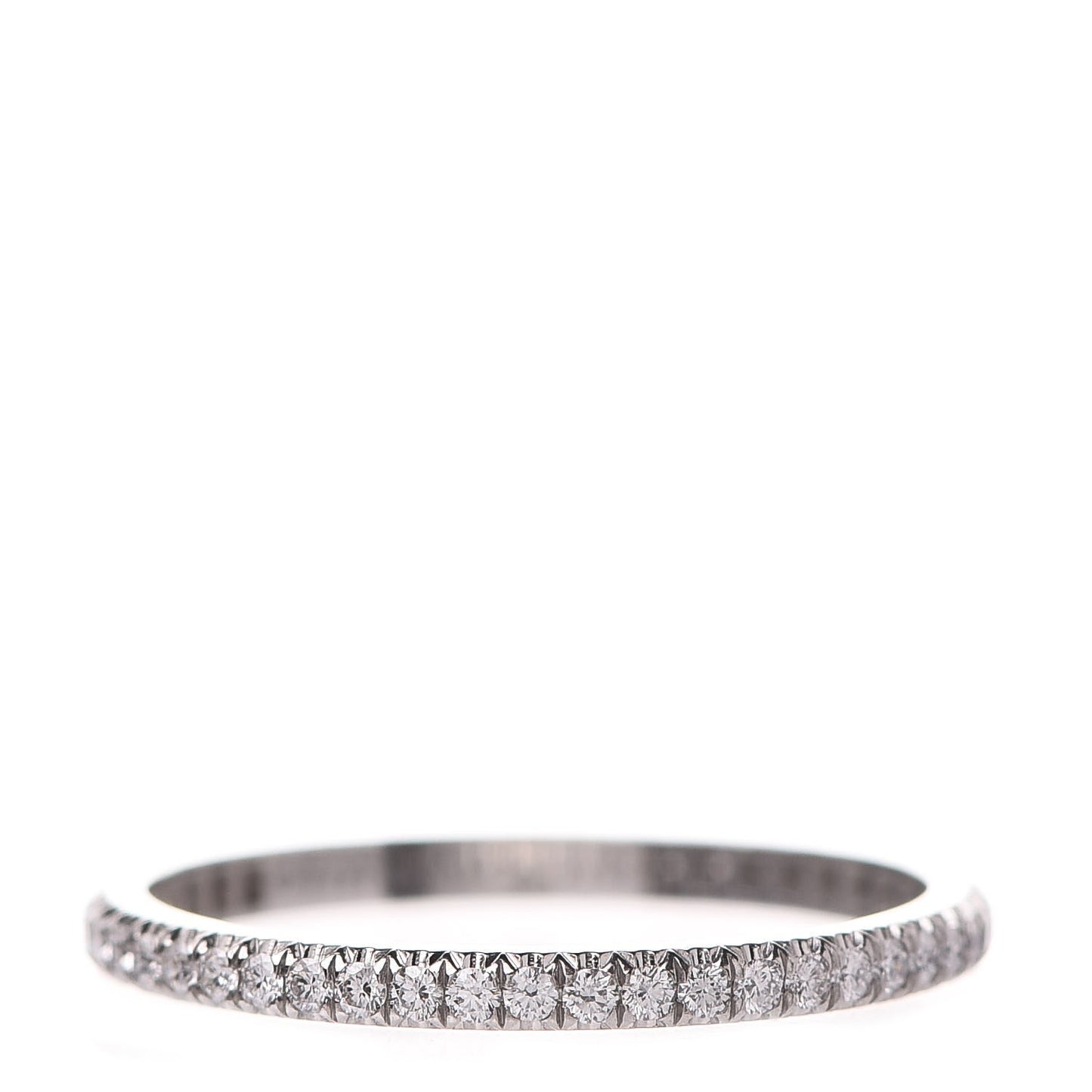 Platinum Diamond .34ctw Soleste Eternity Band Ring 62 10