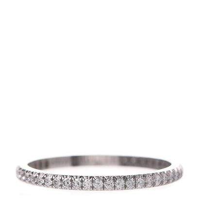 Tiffany Platinum Diamond .34ctw Soleste Eternity Band Ring 62 10 1 of 5