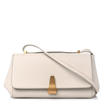Bottega Veneta Calfskin BV Angle Shoulder Bag Off White 1 of 10