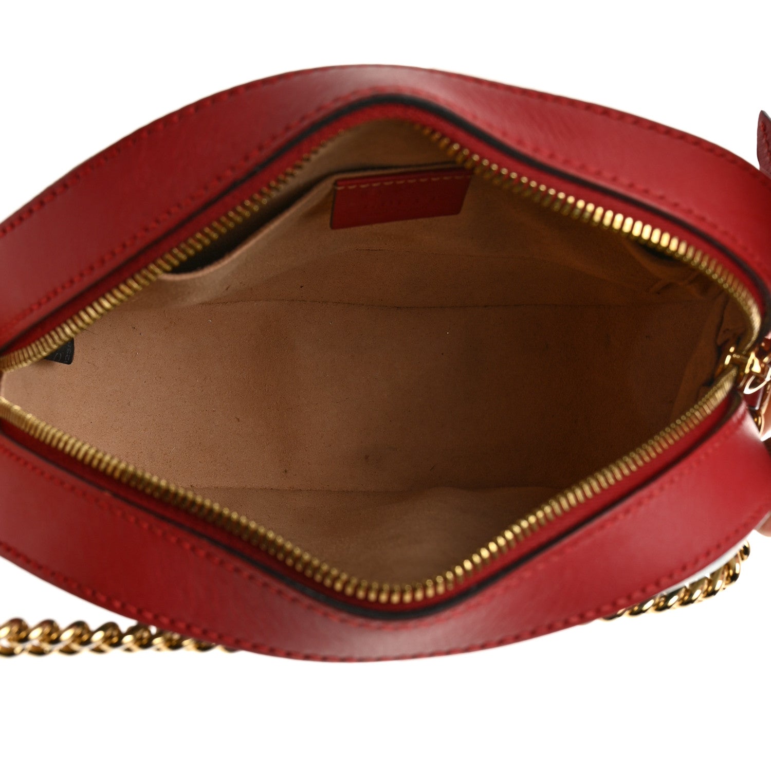 Gucci GG Supreme Monogram Blooms Mini Chain Shoulder Bag Beige Blue Navy Hibiscus Red 5 of 10