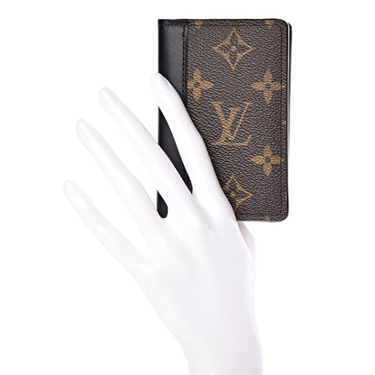 Louis Vuitton Monogram Macassar Pocket Organizer NM 2 of 8