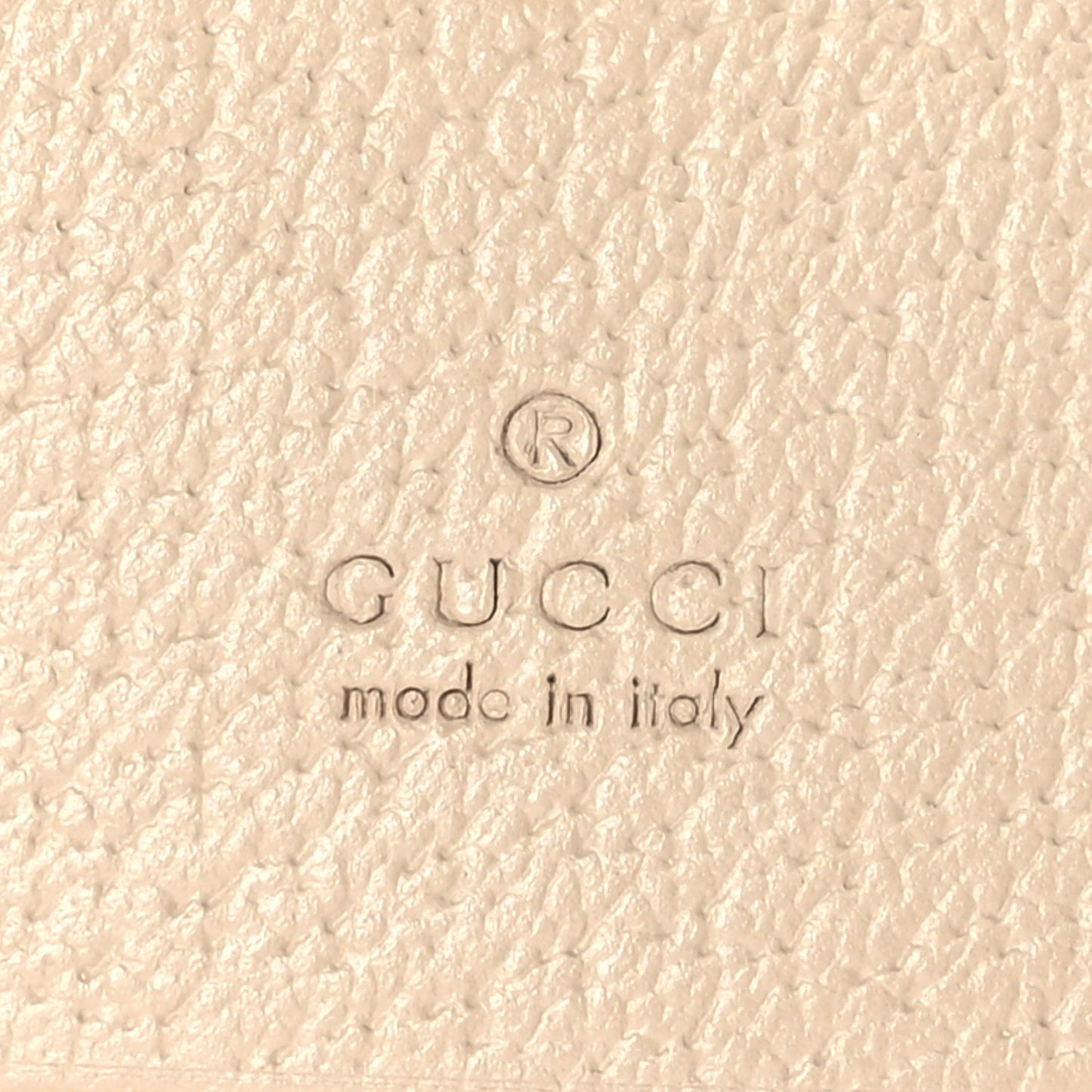 GG Supreme Monogram Textured Dollar Calfskin Web Ophidia Card Case Beige Mystic White Oatmeal