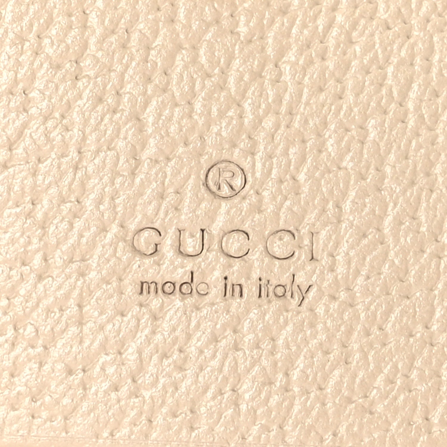 Gucci GG Supreme Monogram Textured Dollar Calfskin Web Ophidia Card Case Beige Mystic White Oatmeal 7 of 9