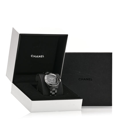 Chanel Stainless Steel Ceramic 38mm J12 Phantom Automatic Watch Black 5 of 5