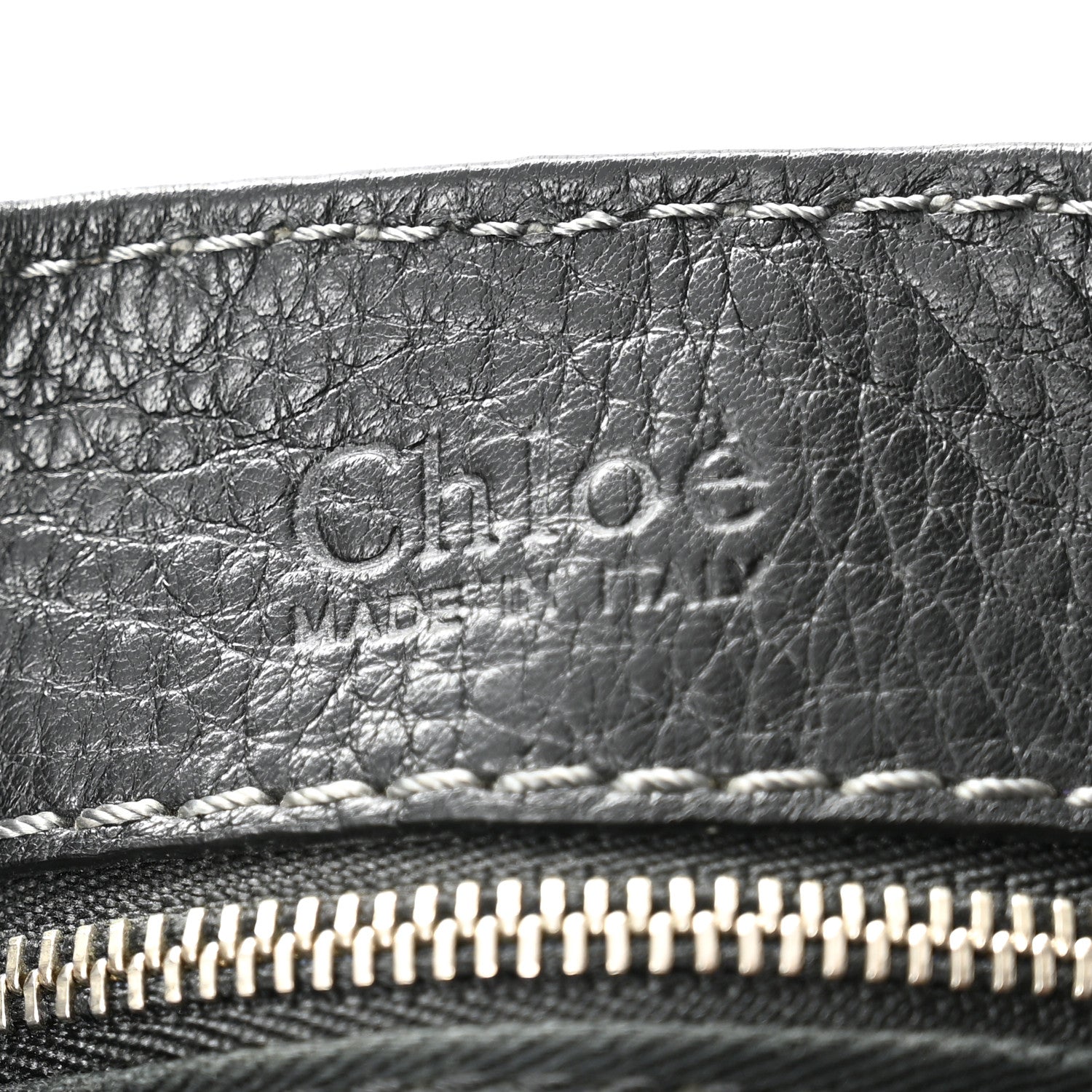 Chloe Calfskin Paddington Dome Satchel Black 6 of 13