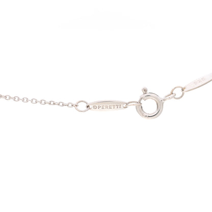 Tiffany Sterling Silver Tsavorite Elsa Peretti 5 Station Color by the Yard Necklace 6 of 7