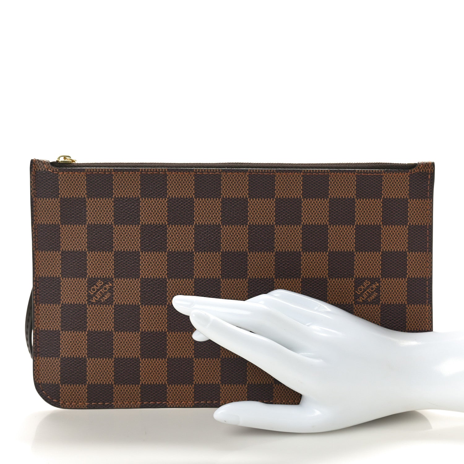 Louis Vuitton Damier Ebene Neverfull MM GM Pochette 2 of 7
