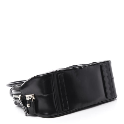 Prada Tessuto Nylon Box Calf Bowling Bag Black 4 of 11