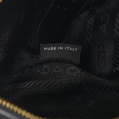 Prada Saffiano Lux Shoulder Bag Black 6 of 9