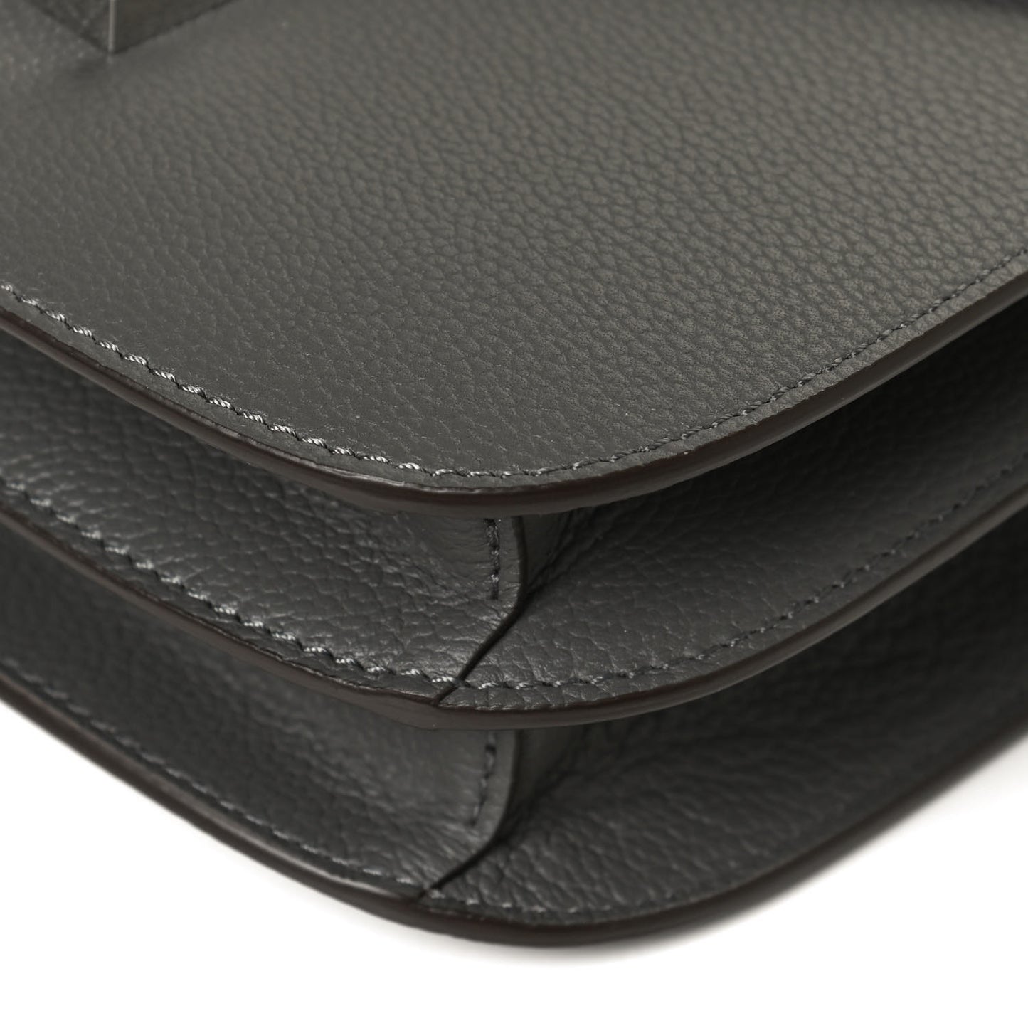 Park Avenue Calfskin Small Patricia Crossbody Bag Charcoal