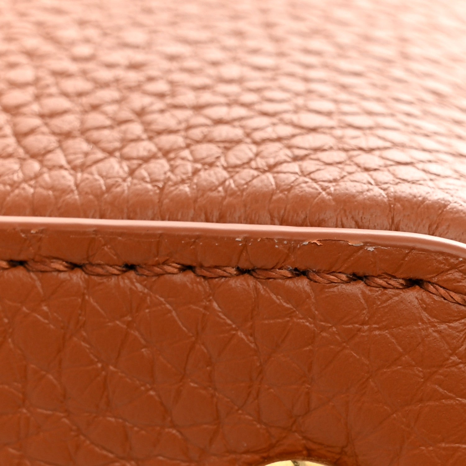 Louis Vuitton Taurillon Snakeskin Mini Capucines Caramel 14 of 16