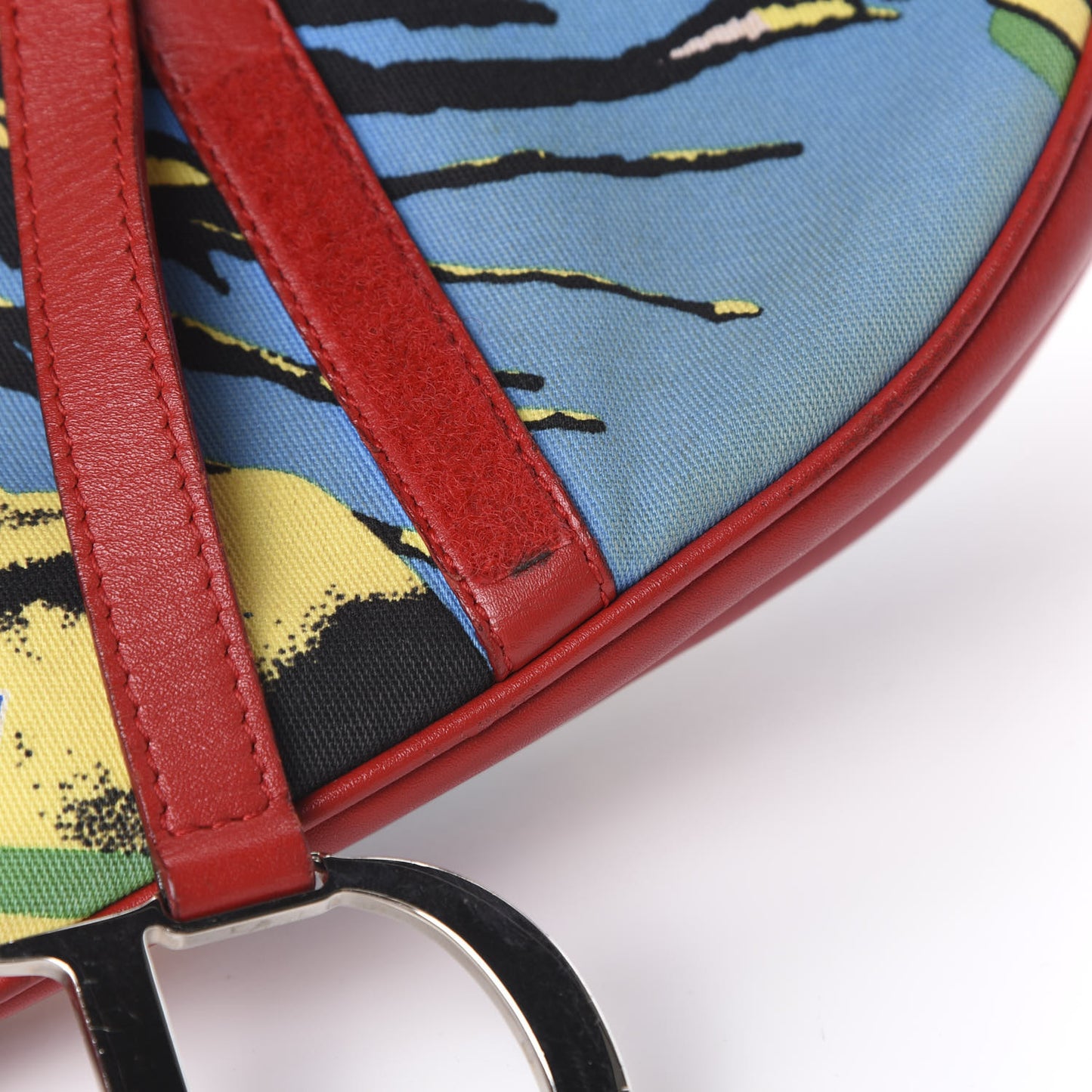 Canvas Bob Marley Saddle Bag Multicolor