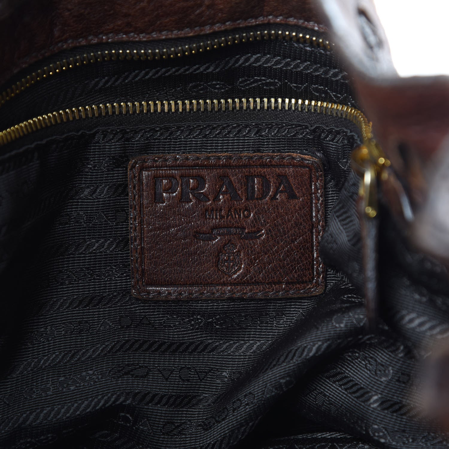 Prada Deerskin Tote Bruciato 6 of 19