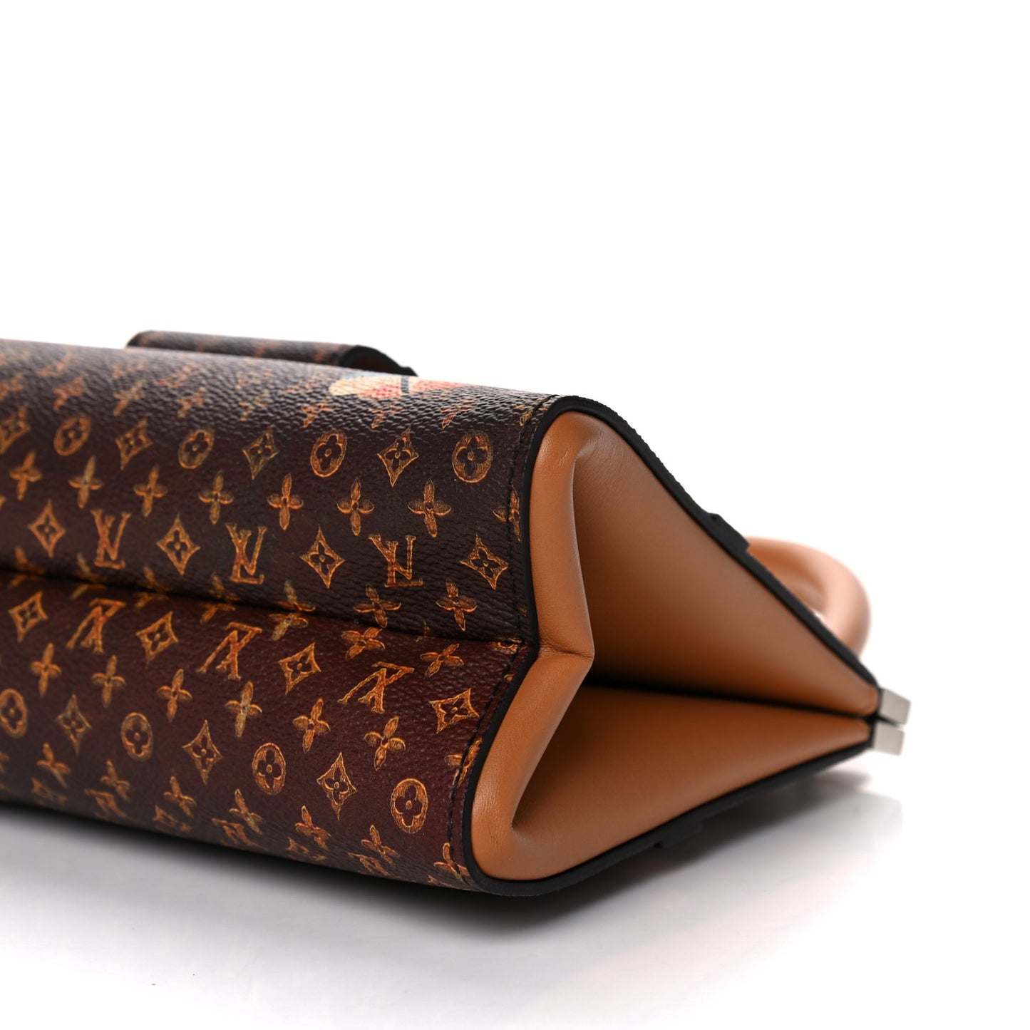Calfskin Transformed Monogram Time Trunk Crown Frame Bag