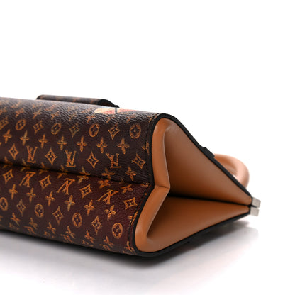 Louis Vuitton Calfskin Transformed Monogram Time Trunk Crown Frame Bag 8 of 12