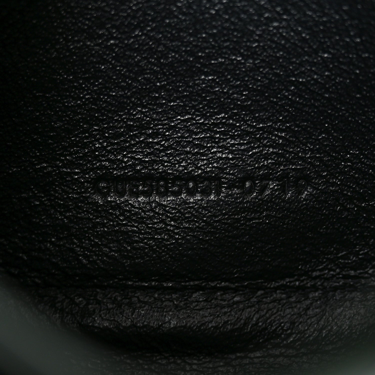 Saint Laurent Lambskin Diamond Quilted Becky Chain Wallet Vert Fonce 7 of 10