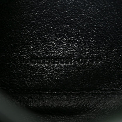 Saint Laurent Lambskin Diamond Quilted Becky Chain Wallet Vert Fonce 7 of 10