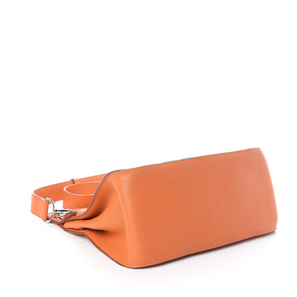 Hermes Taurillon Clemence Jypsiere 34 Orange 3 of 9