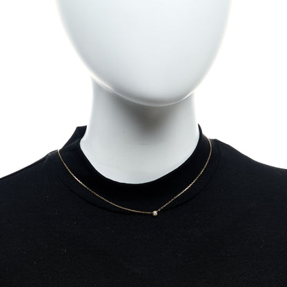 Cartier 18K Yellow Gold Diamond SM D'Amour Pendant Necklace 2 of 6