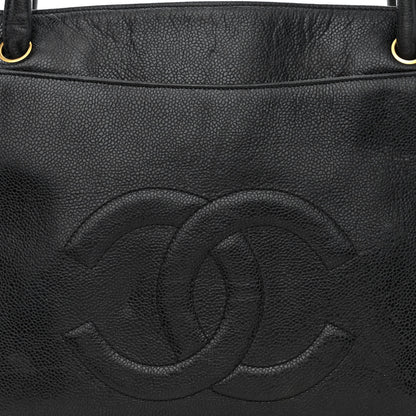 Chanel Caviar CC Tote Black 8 of 10