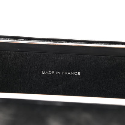 Chanel Patent Quilted Vanity Clutch Black 7 of 12
