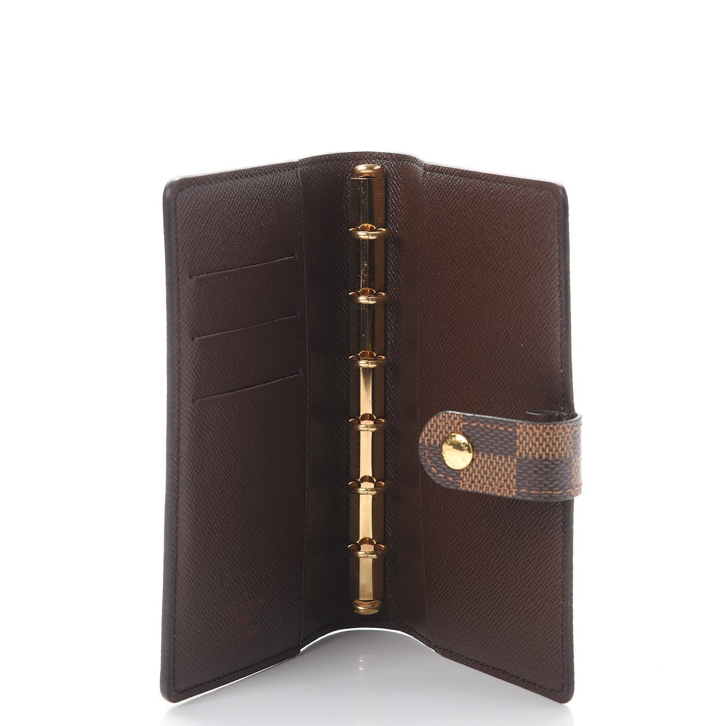 Damier Ebene Small Ring Agenda Cover