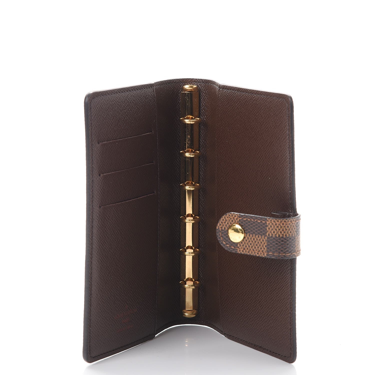Louis Vuitton Damier Ebene Small Ring Agenda Cover 5 of 7