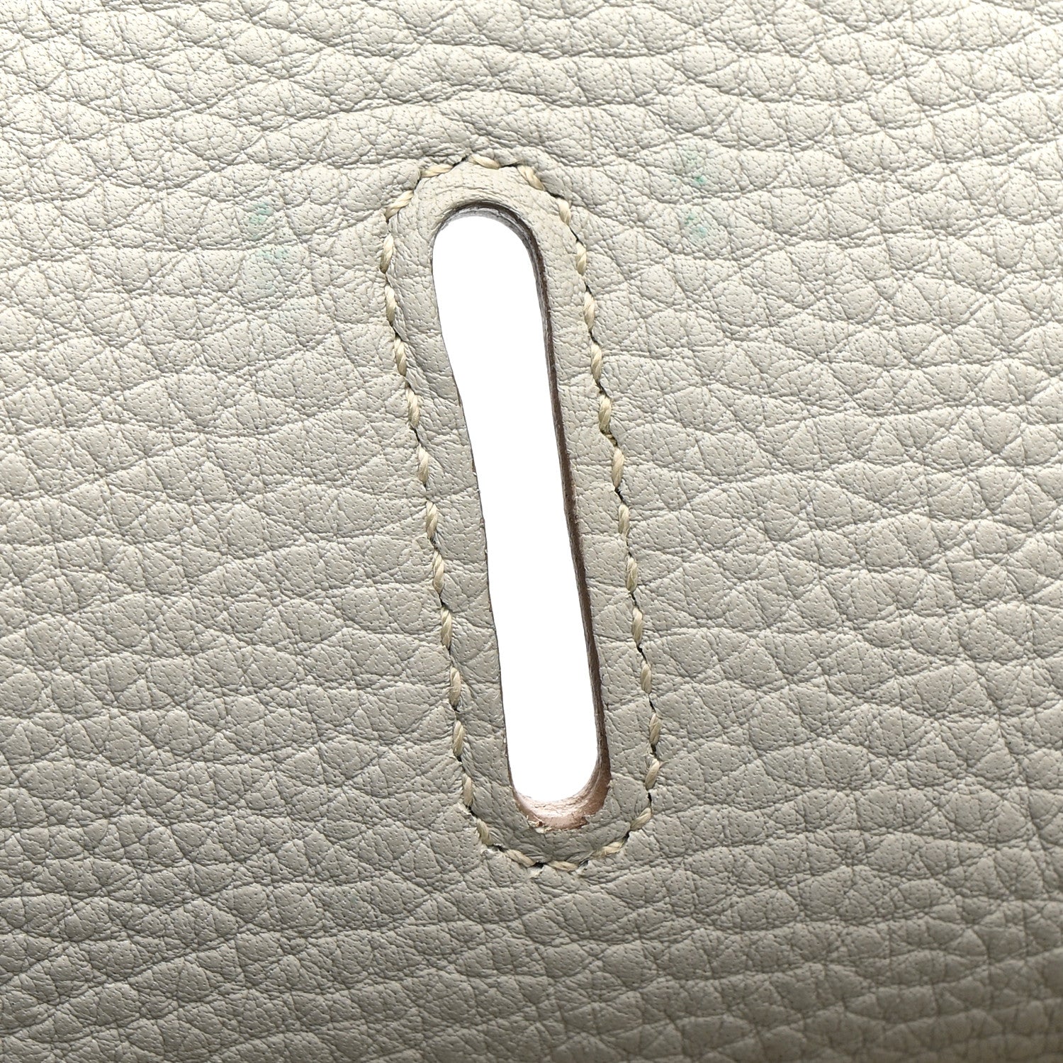 Hermes Taurillon Clemence Jypsiere 37 Gris Perle 11 of 15
