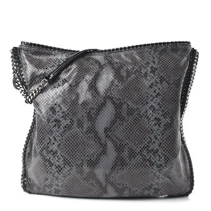 Stella McCartney Eco Python Falabella Hobo Dark Grey 1 of 11