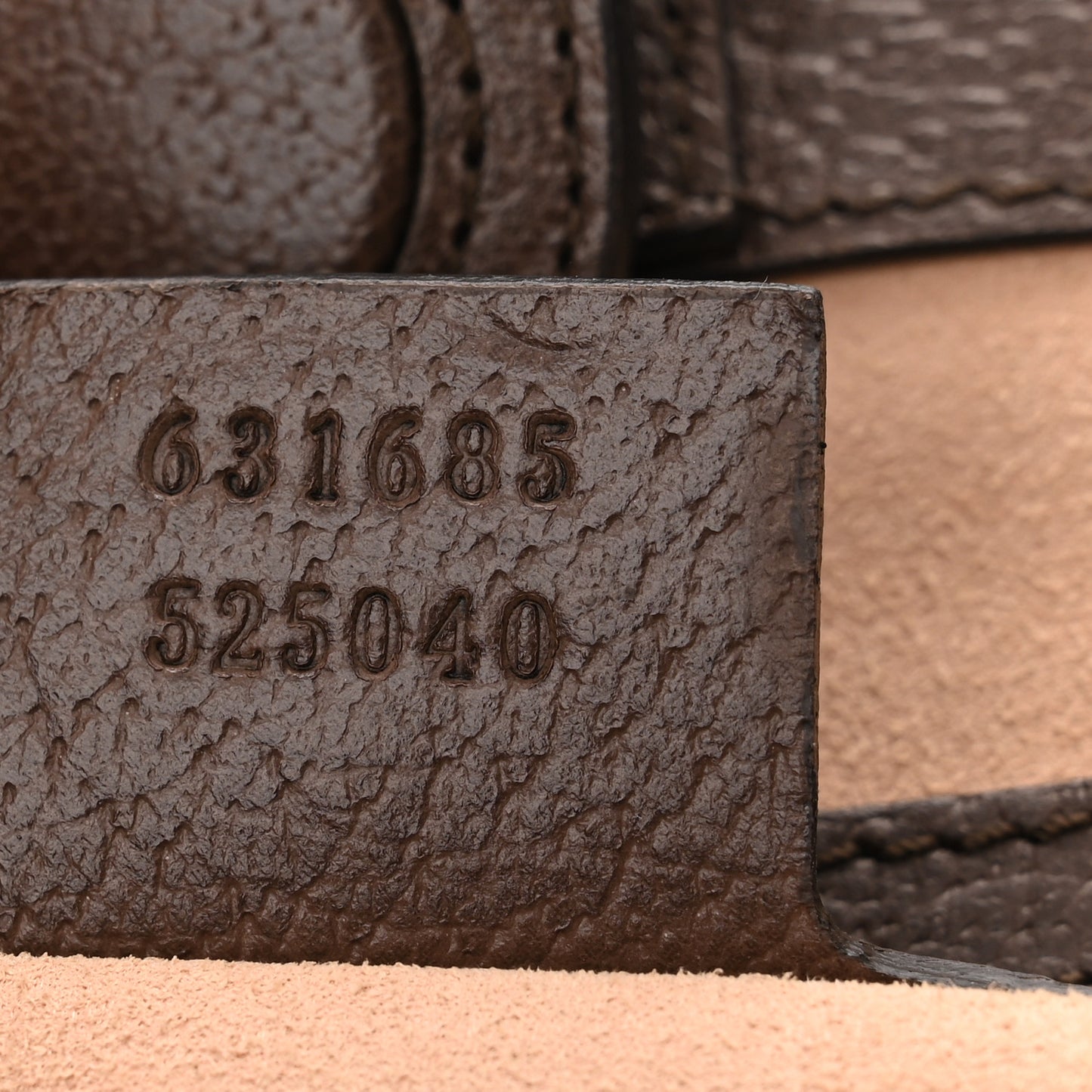 GG Supreme Monogram Textured Calfskin Web Medium Ophidia Shopping Tote Beige Ebony New Acero