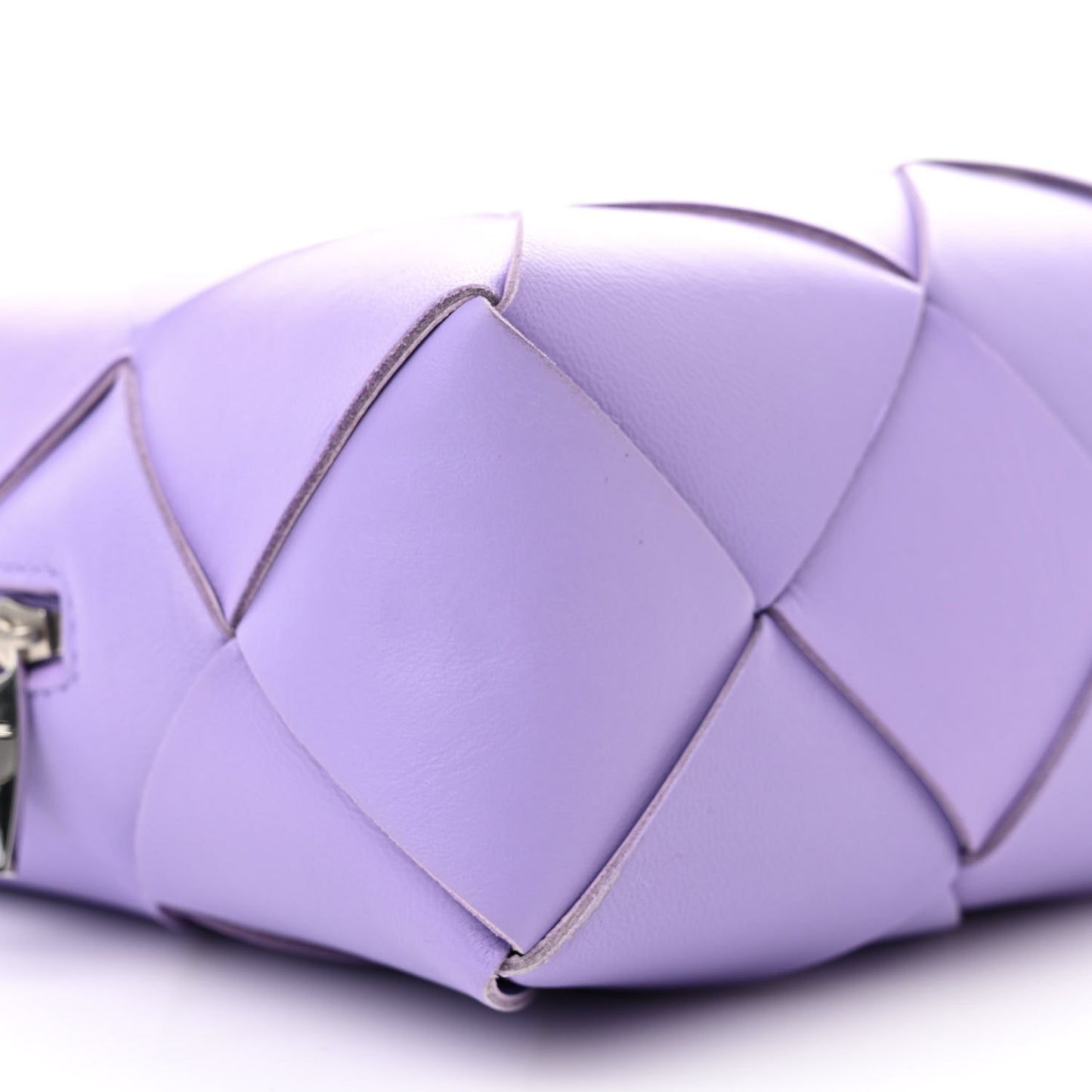 Lambskin Maxi Intrecciato Small Cassette Camera Bag Wisteria