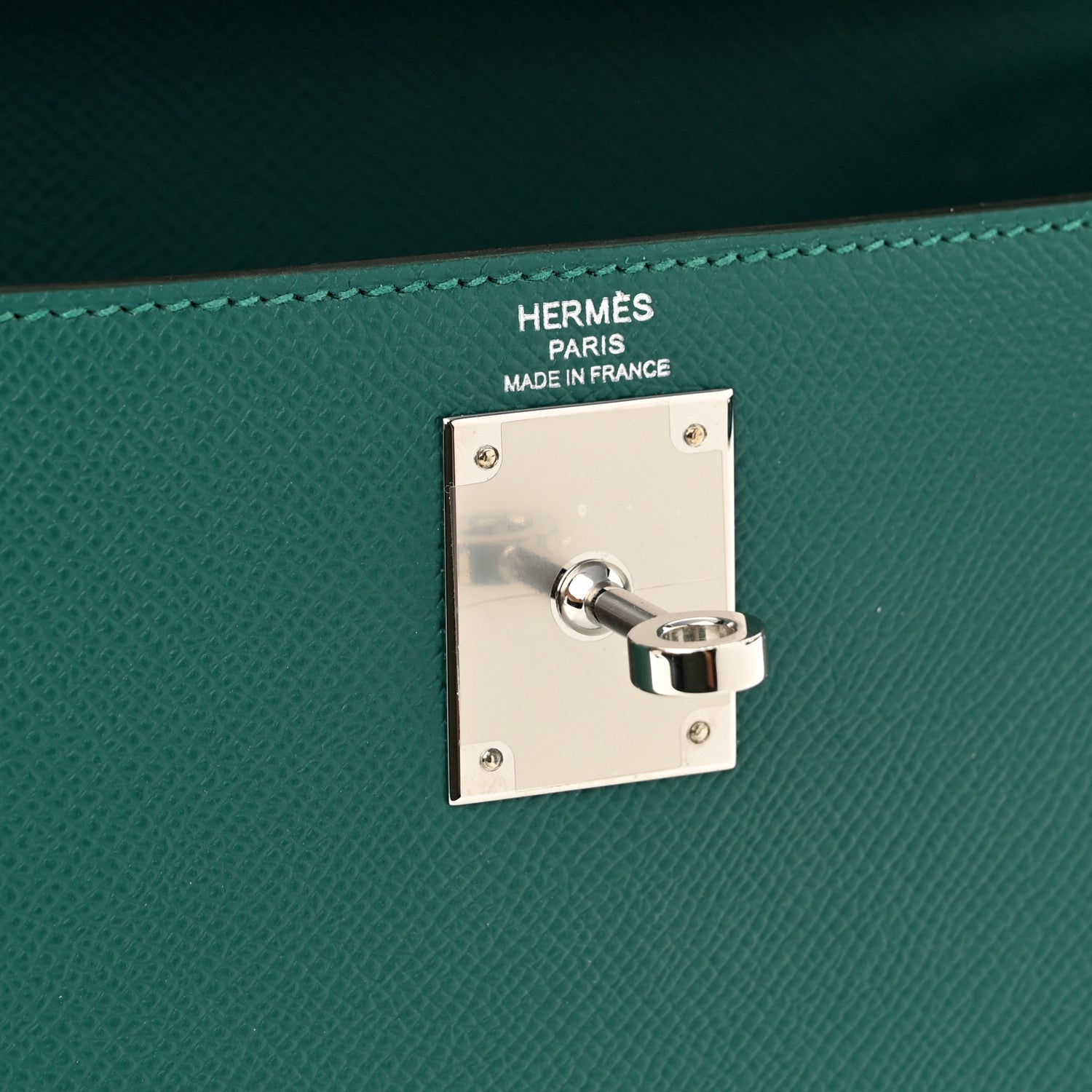 Hermes Epsom Kelly Sellier 28 Malachite 6 of 11