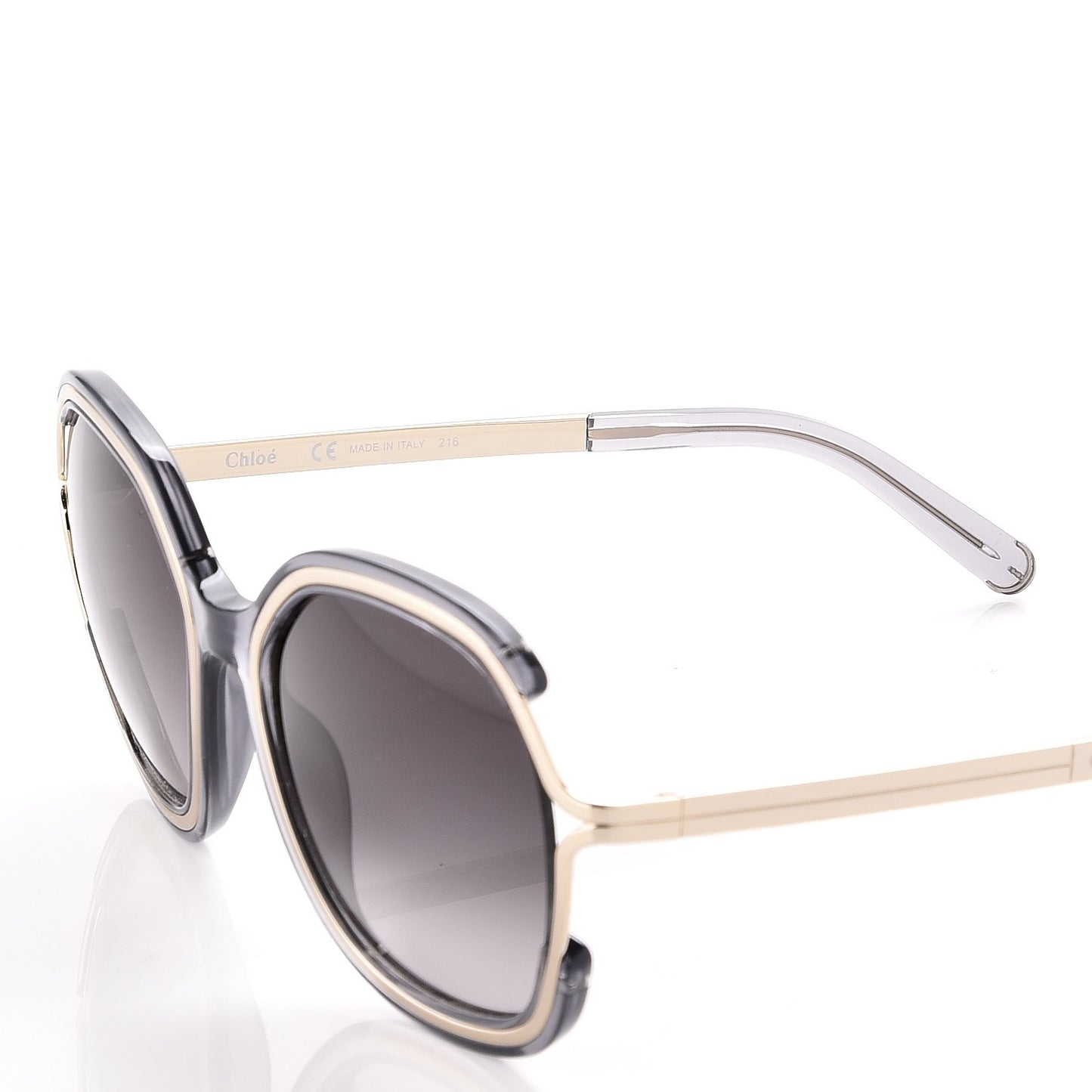 Jayme Oversized Round Sunglasses CE689S Dark Grey