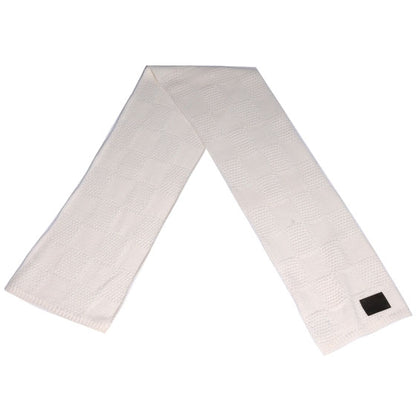 Louis Vuitton Damier Wool Scarf Ivory 1 of 3