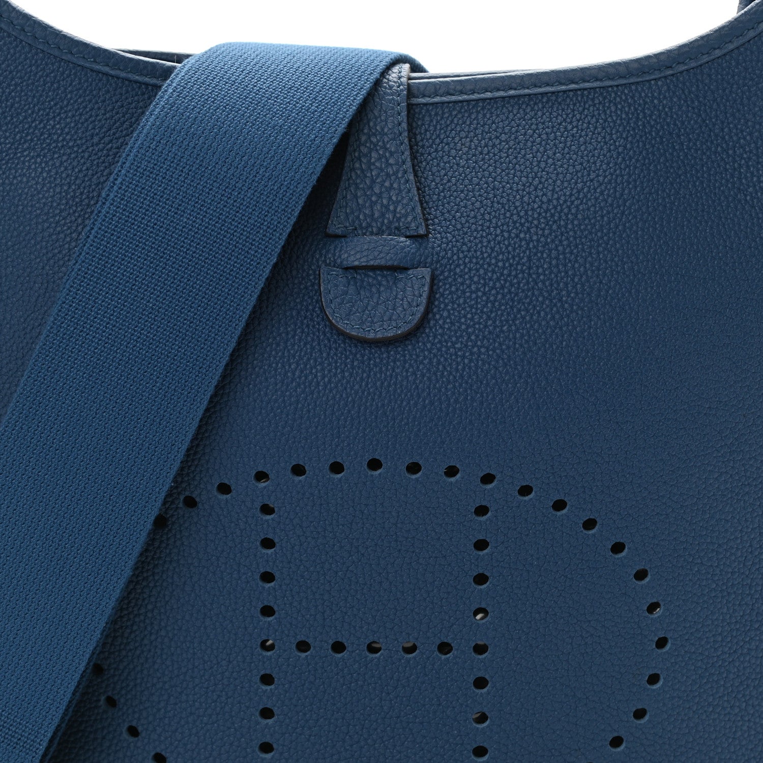 Hermes Taurillon Clemence Evelyne III PM Deep Blue 7 of 10