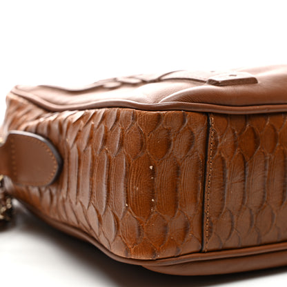 Mulberry Calfskin Silky Snake Print Maisie Bag Oak 9 of 11