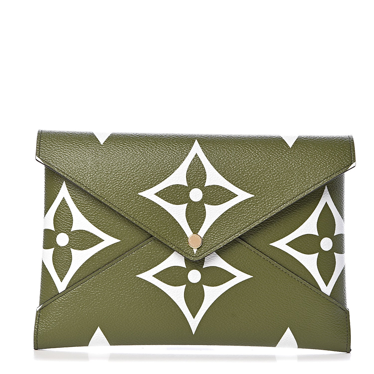Louis Vuitton Monogram Giant Large Kirigami Pochette Kaki 1 of 8