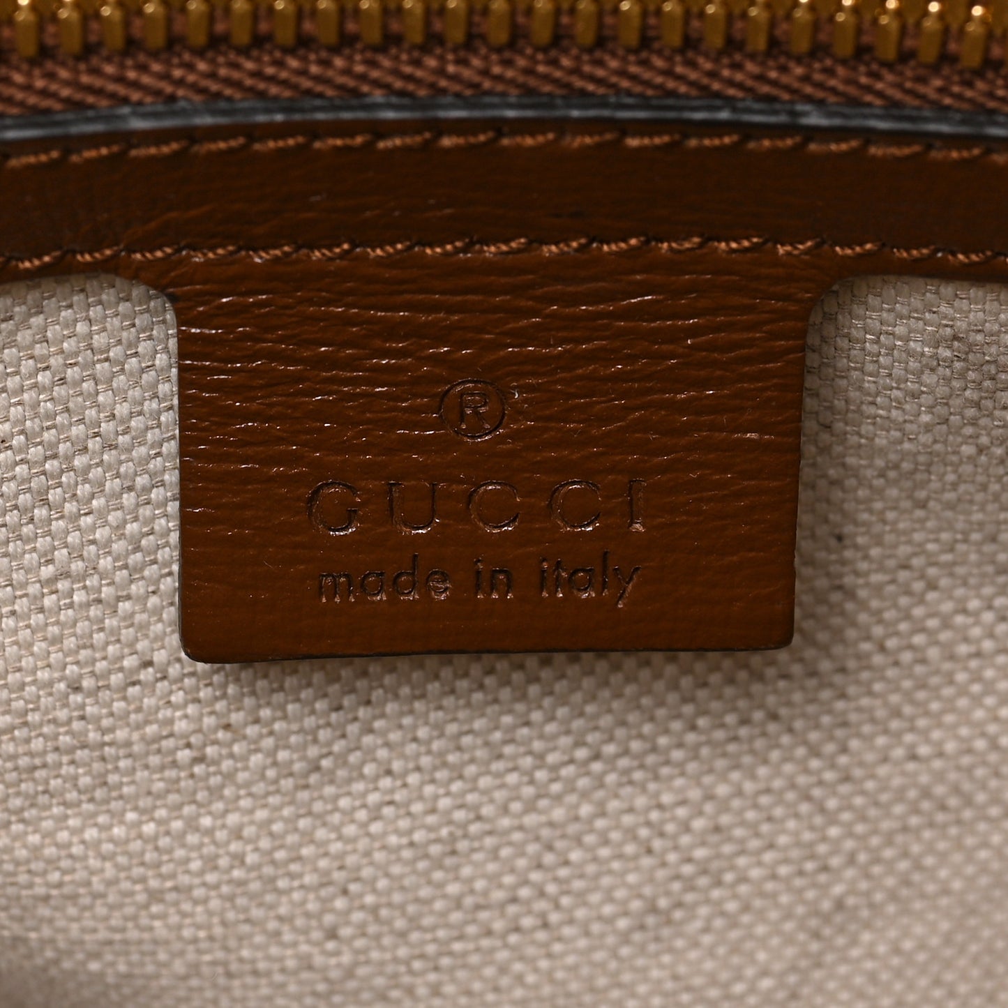 GG Supreme Monogram Azalea Calfskin Fake/Not Medium Retro Interlocking G Carry On Duffle Beige Ebony Brown Sugar