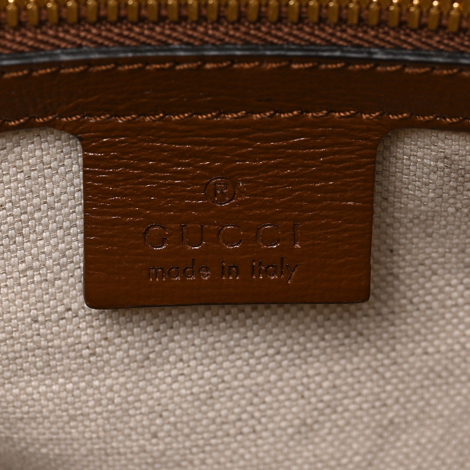 Gucci GG Supreme Monogram Azalea Calfskin Fake/Not Medium Retro Interlocking G Carry On Duffle Beige Ebony Brown Sugar 6 of 9