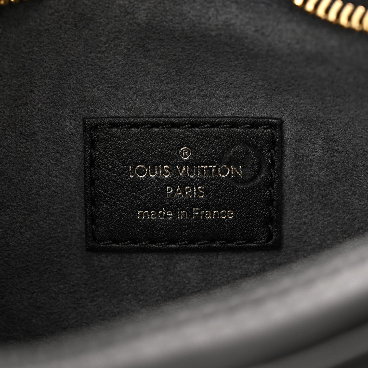 Louis Vuitton Calfskin Embossed Monogram Loop Black 6 of 9