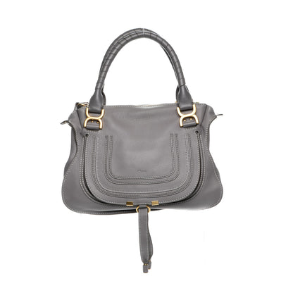 Chloe Calfskin Medium Marcie Satchel Cashmere Grey 1 of 7