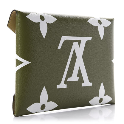 Louis Vuitton Monogram Giant Large Kirigami Pochette Kaki 3 of 8